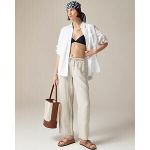 J.Crew Soleil pant in linen XL Tall